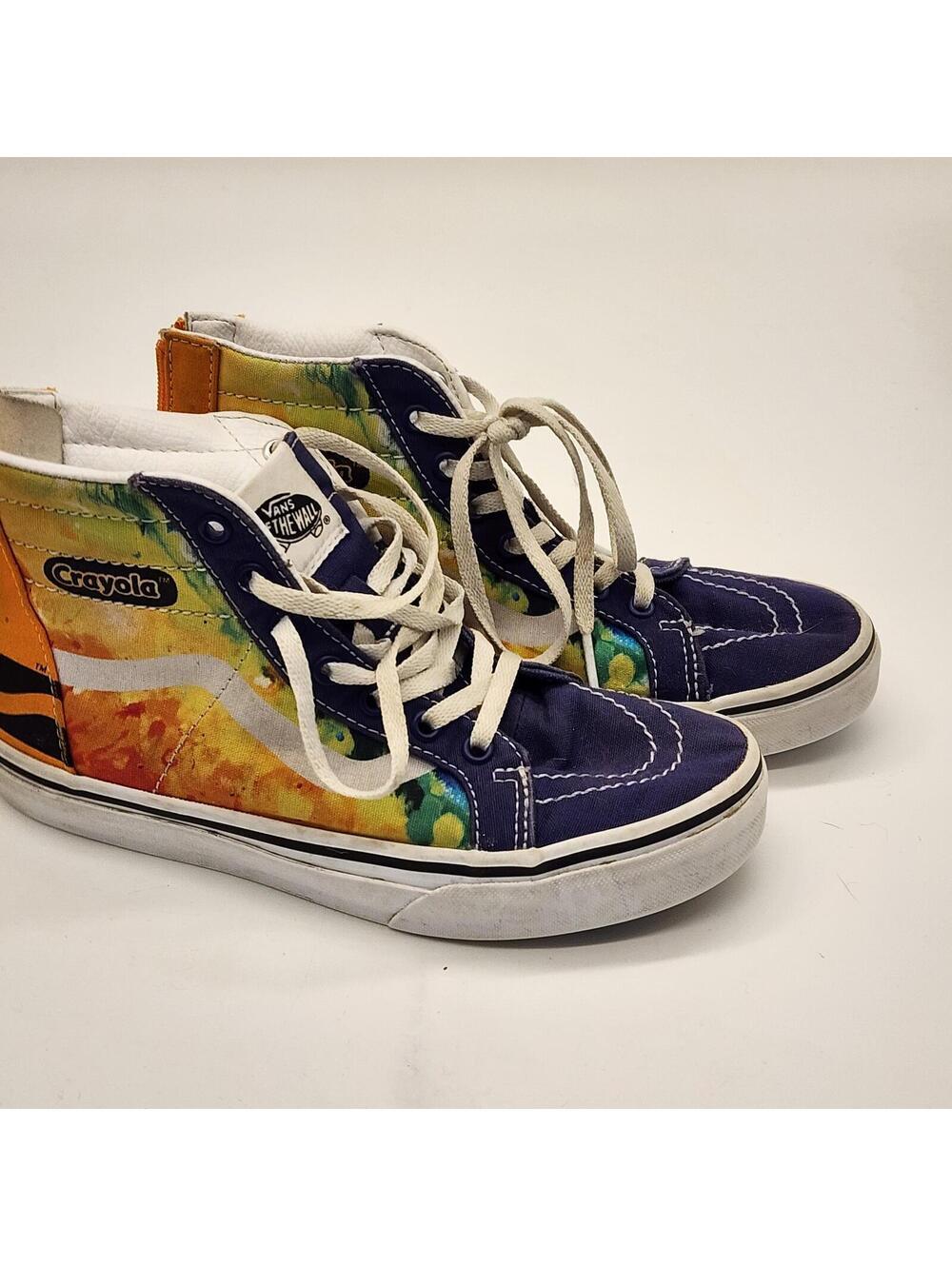 EUC lots of life left Vans 3.0 us kids zipper in back